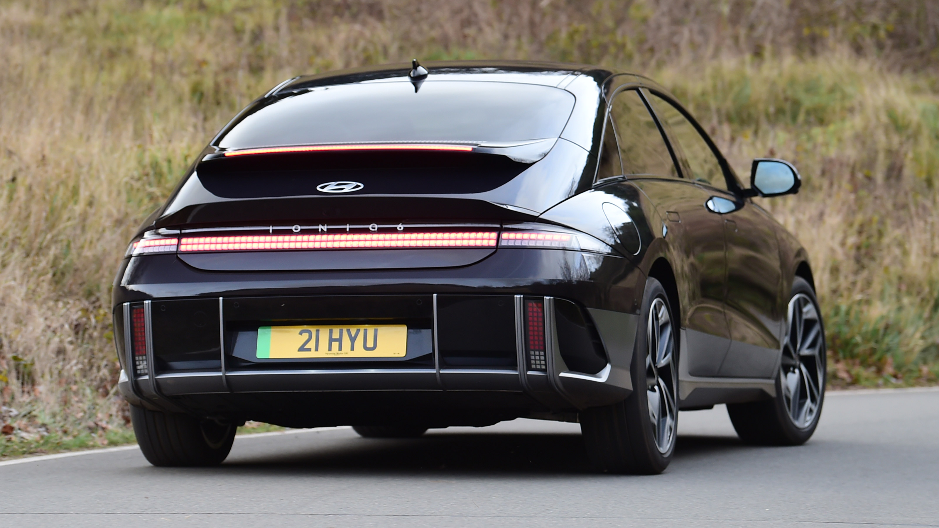 Hyundai Ioniq 6 - rear cornering