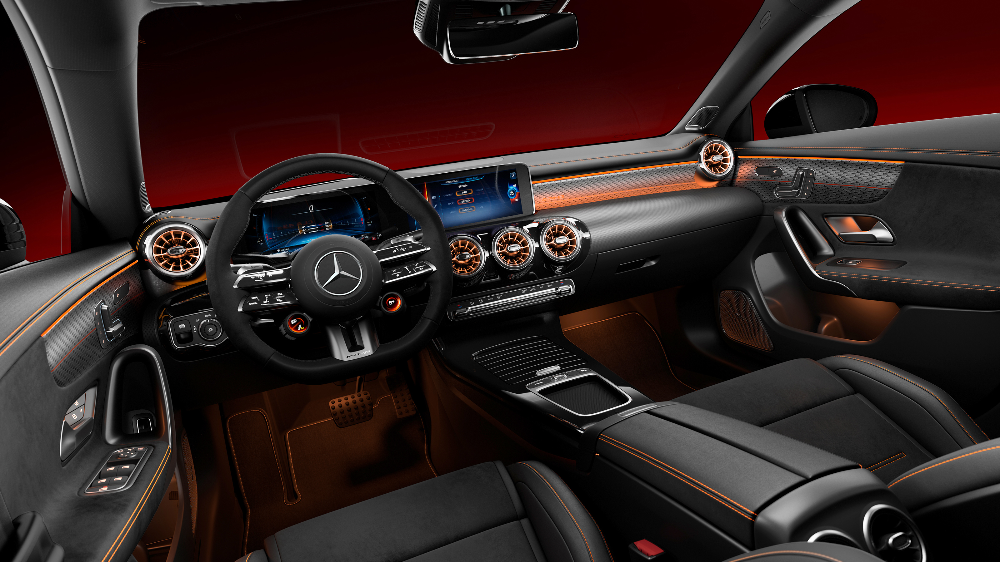 Mercedes-AMG CLA 45 cabin