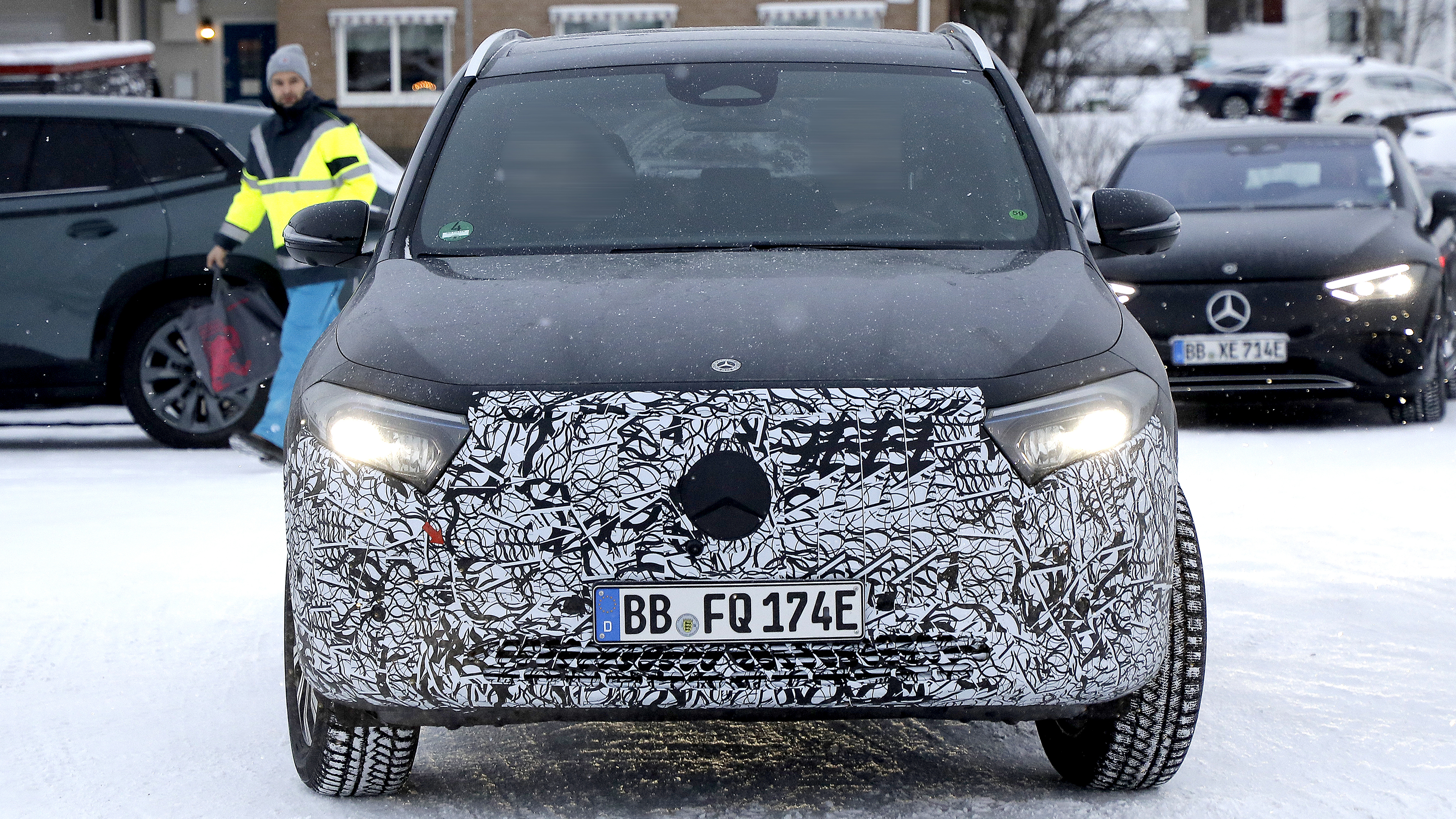 Mercedes EQA (camouflaged) - front