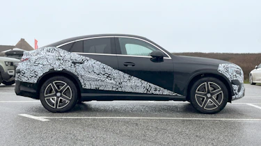 Mercedes GLC Coupe (camouflaged) - side