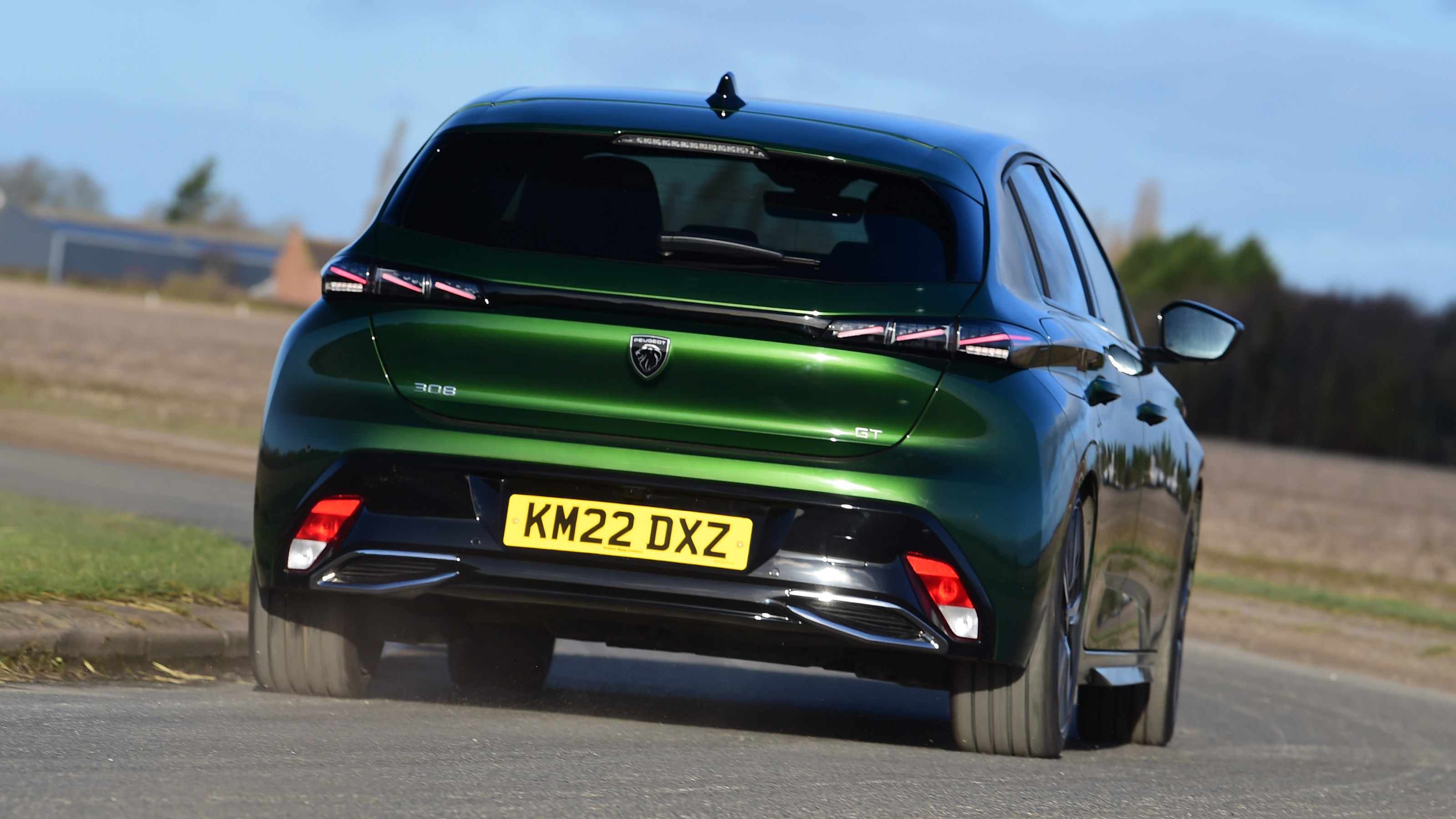 New Peugeot 308 diesel - rear cornering