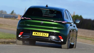 New Peugeot 308 diesel - rear cornering