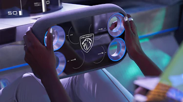 Peugeot Inception concept - steering wheel detail