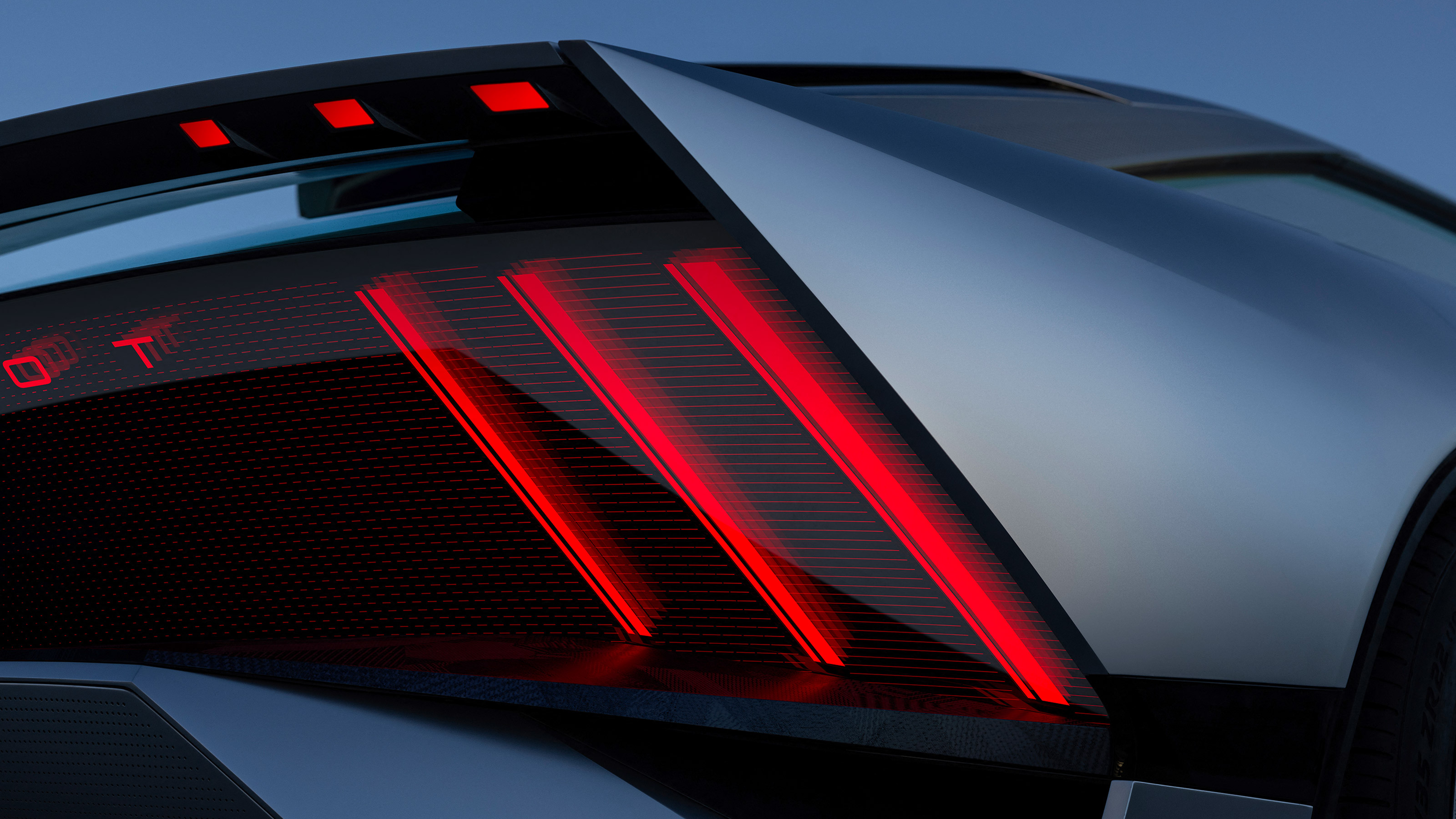 Peugeot Inception concept - rear lights