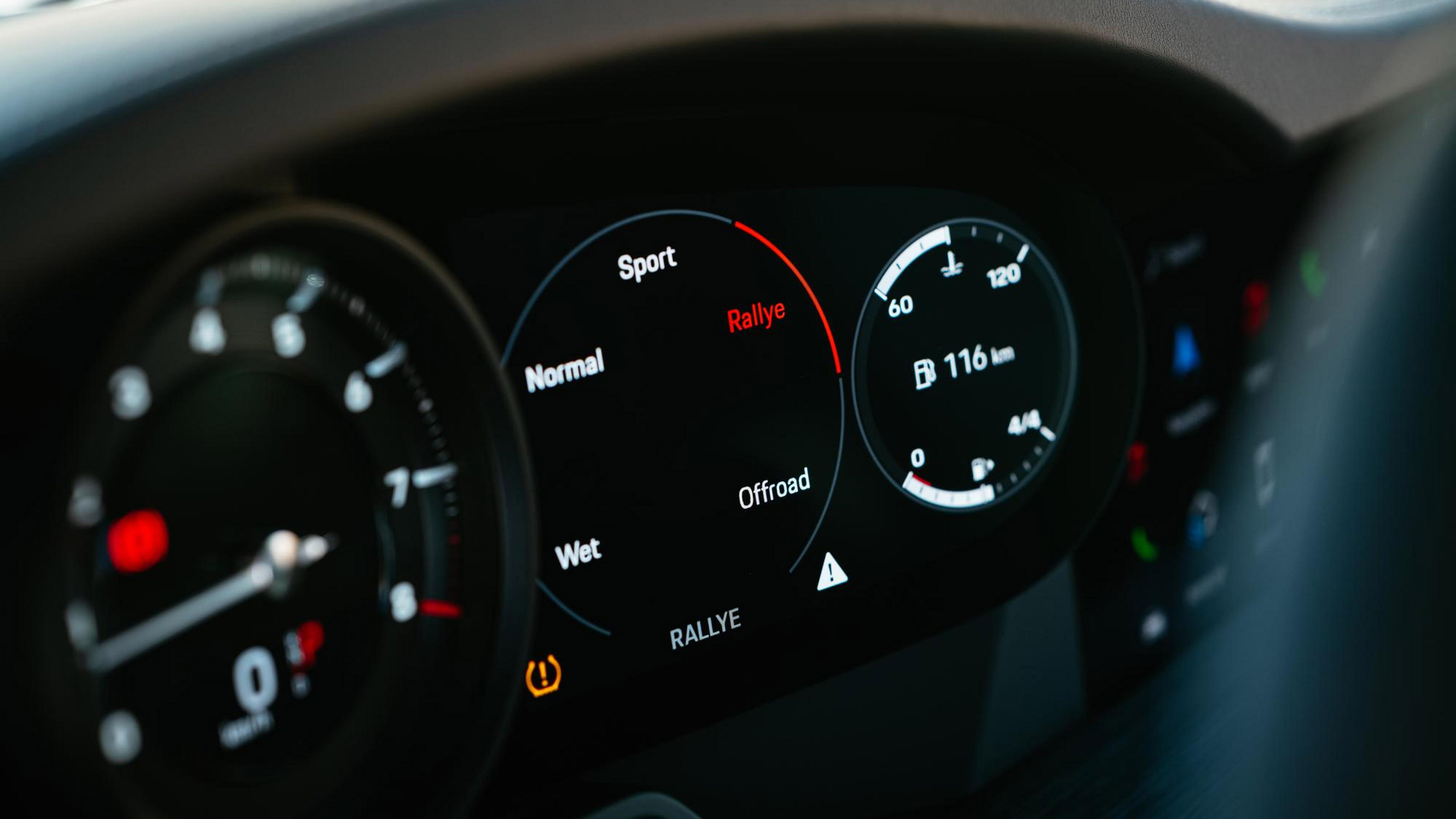Porsche 911 Dakar - dials