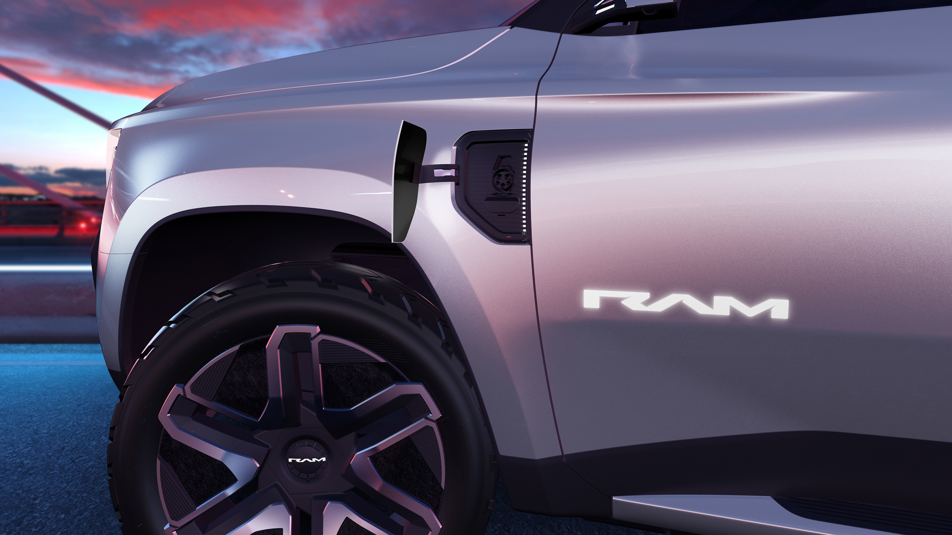 Ram 1500 Revolution concept - charge socket