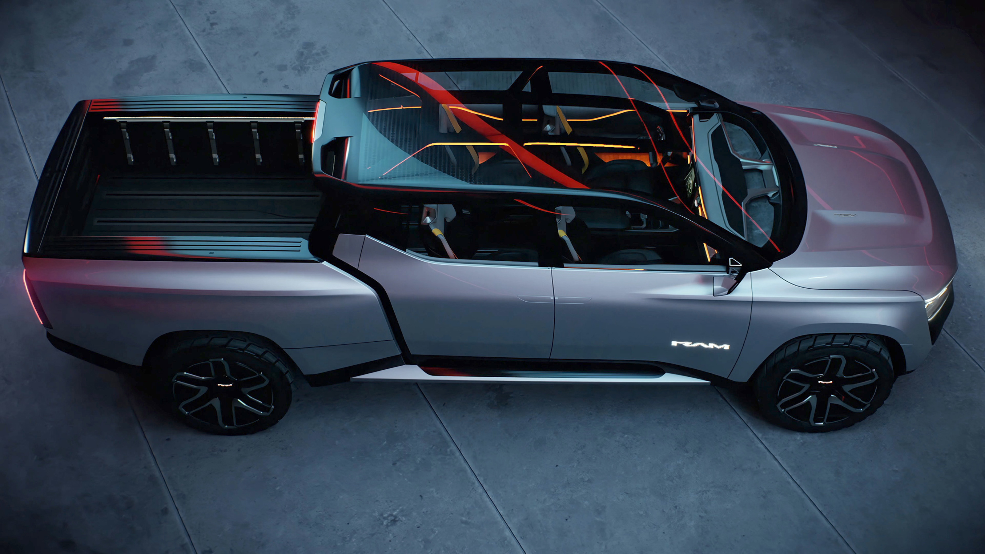 Ram 1500 Revolution concept - topdown view