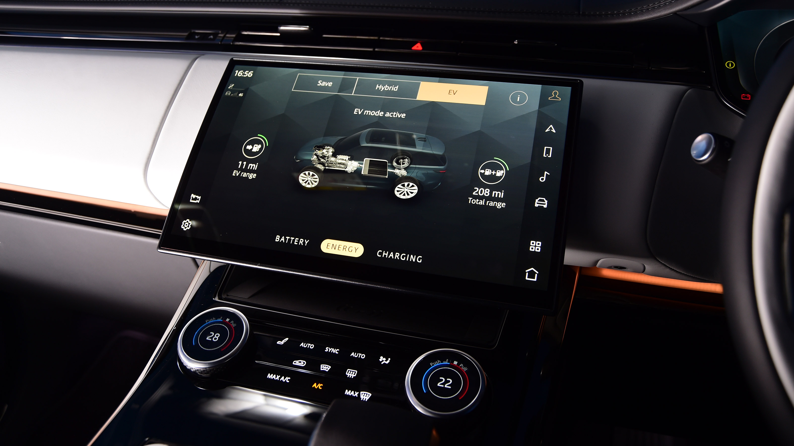 Range Rover Sport P510e - infotainment