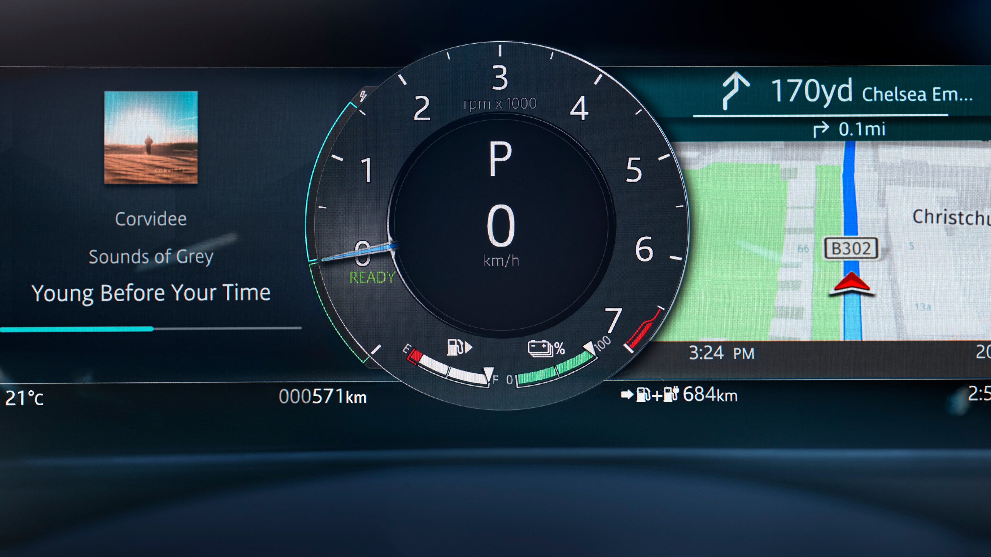 Range Rover Velar facelift - dials