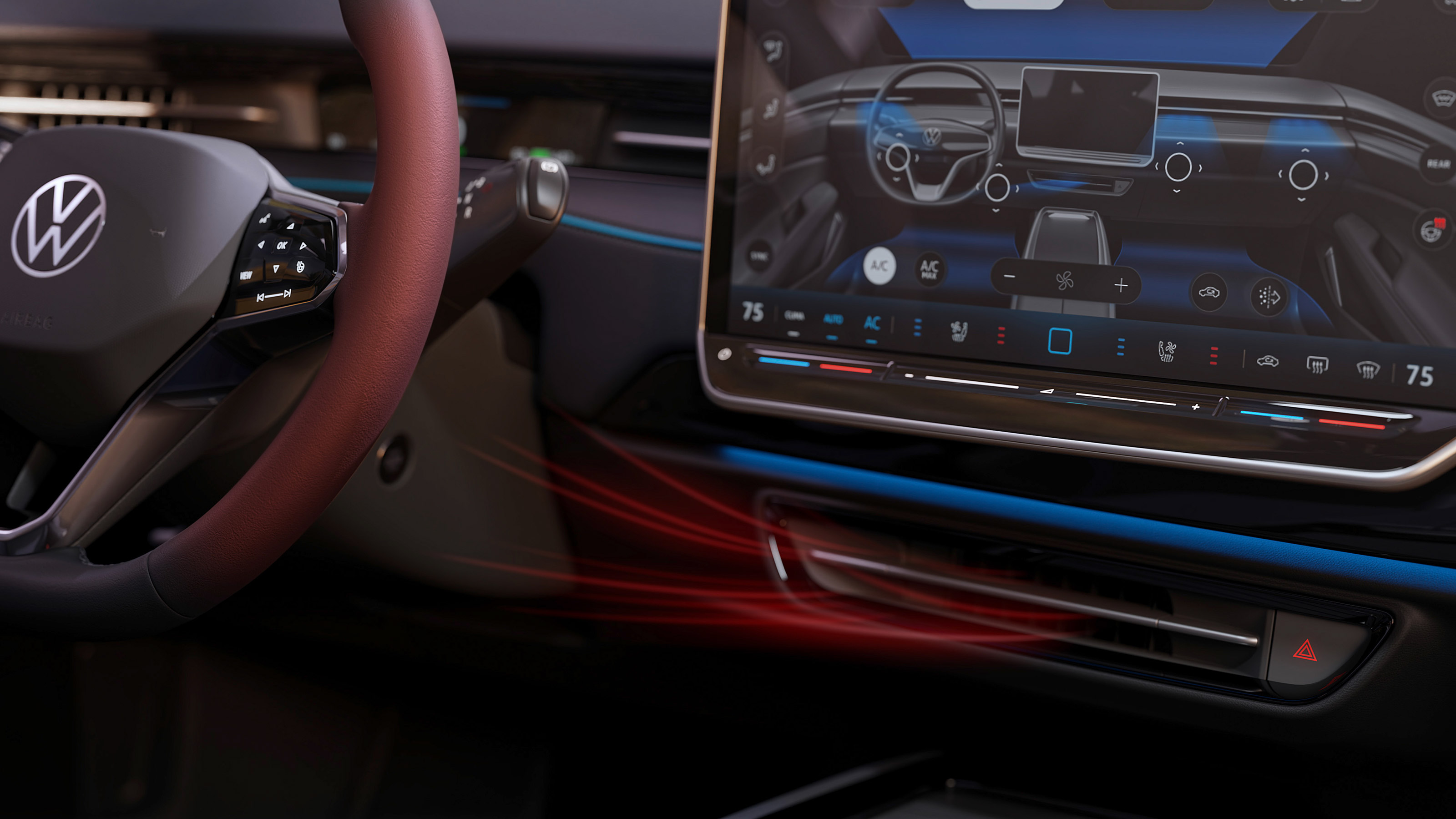 Volkswagen ID.7 interior - detail