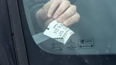 Volvo XC40 Recharge Plus long termer - first report ticket holder