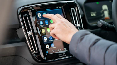 Volvo XC40 Recharge Plus long termer - first report touchscreen
