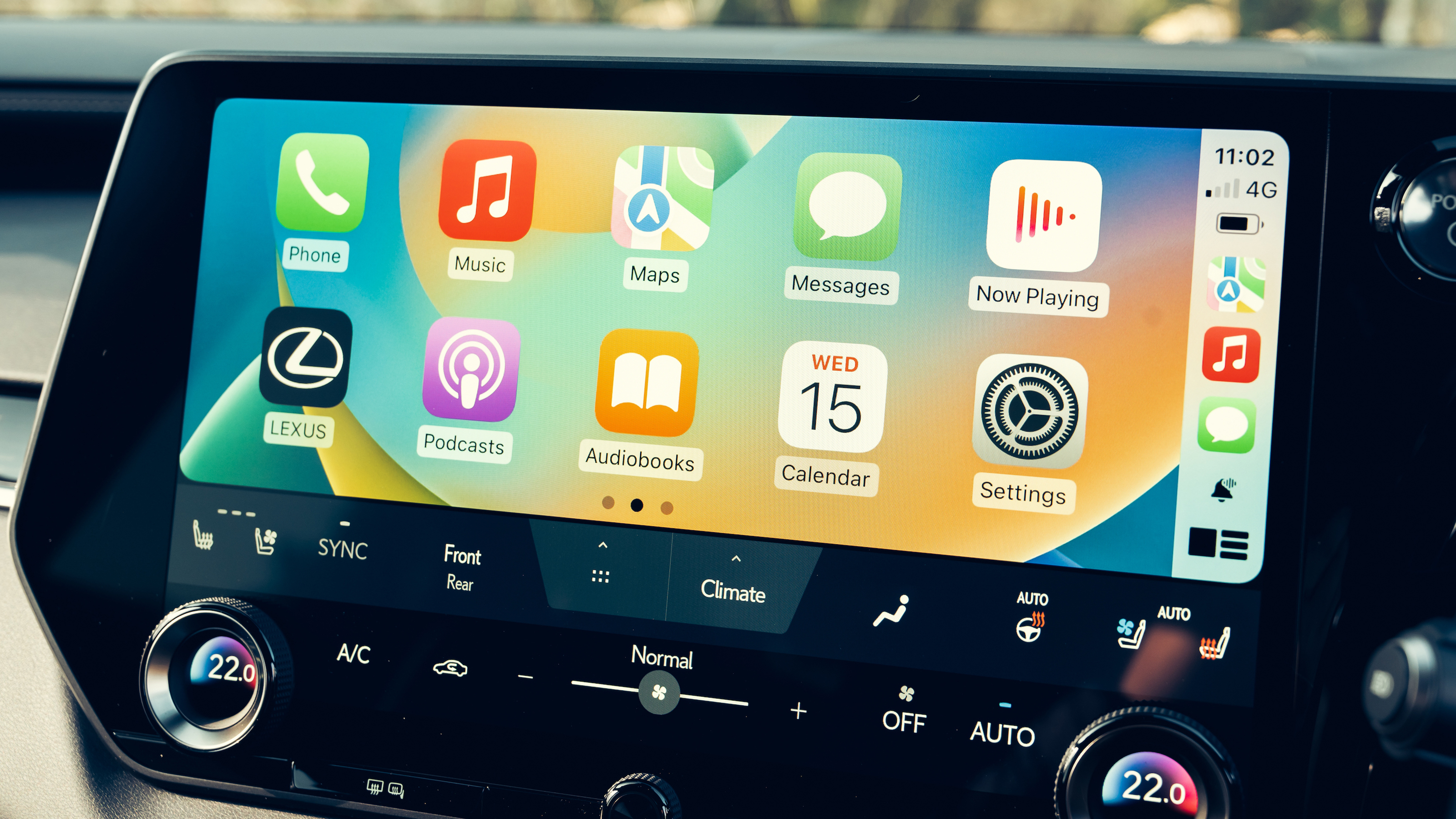 Lexus RX450+ - infotainment screen