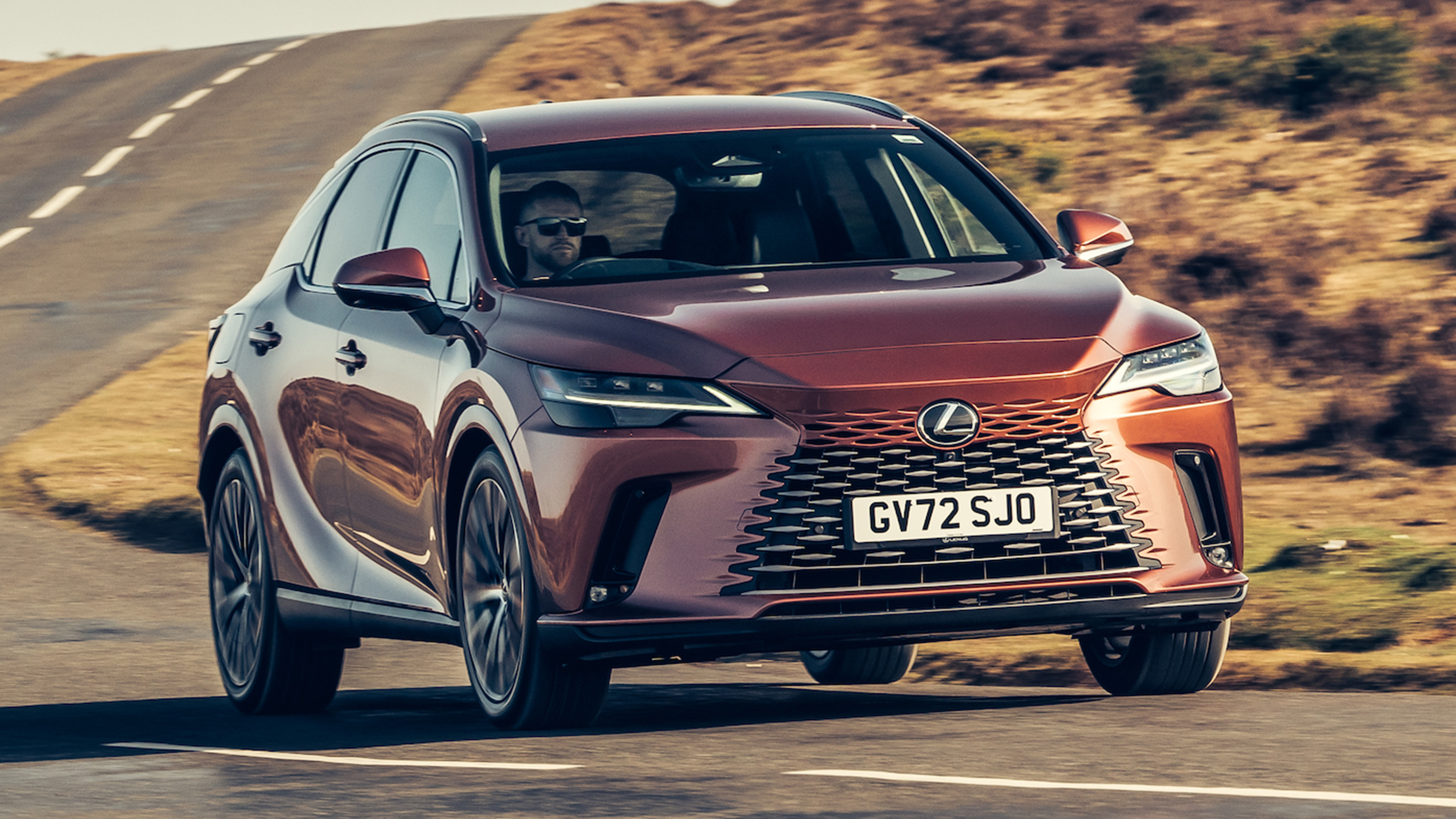Lexus RX450+ - front cornering