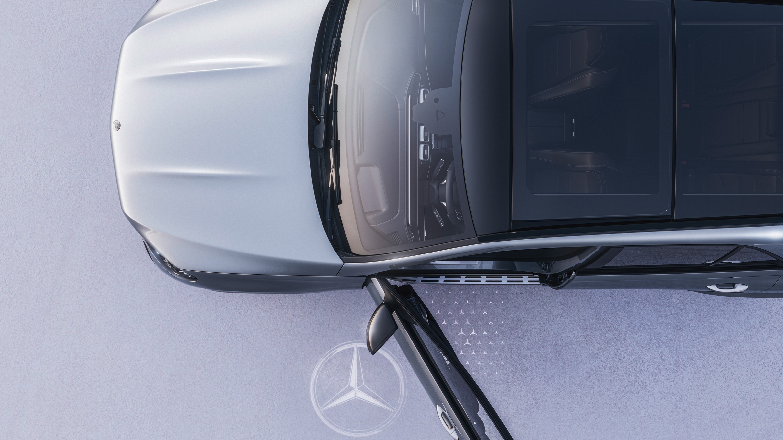 2023 Mercedes GLE - top-down view