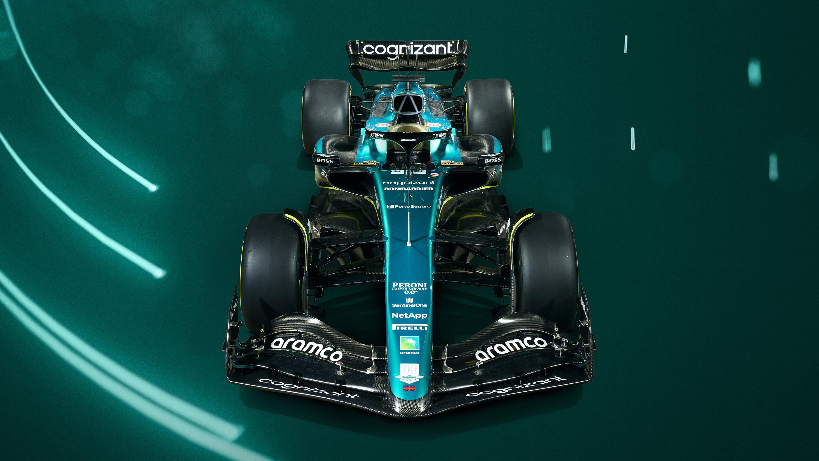 Aston Martin 2023 F1 car - front