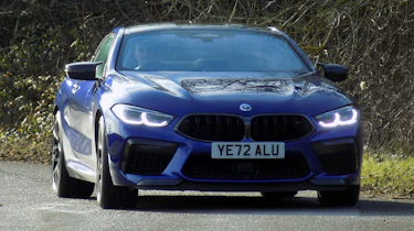 BMW M8 Competition - front cornering