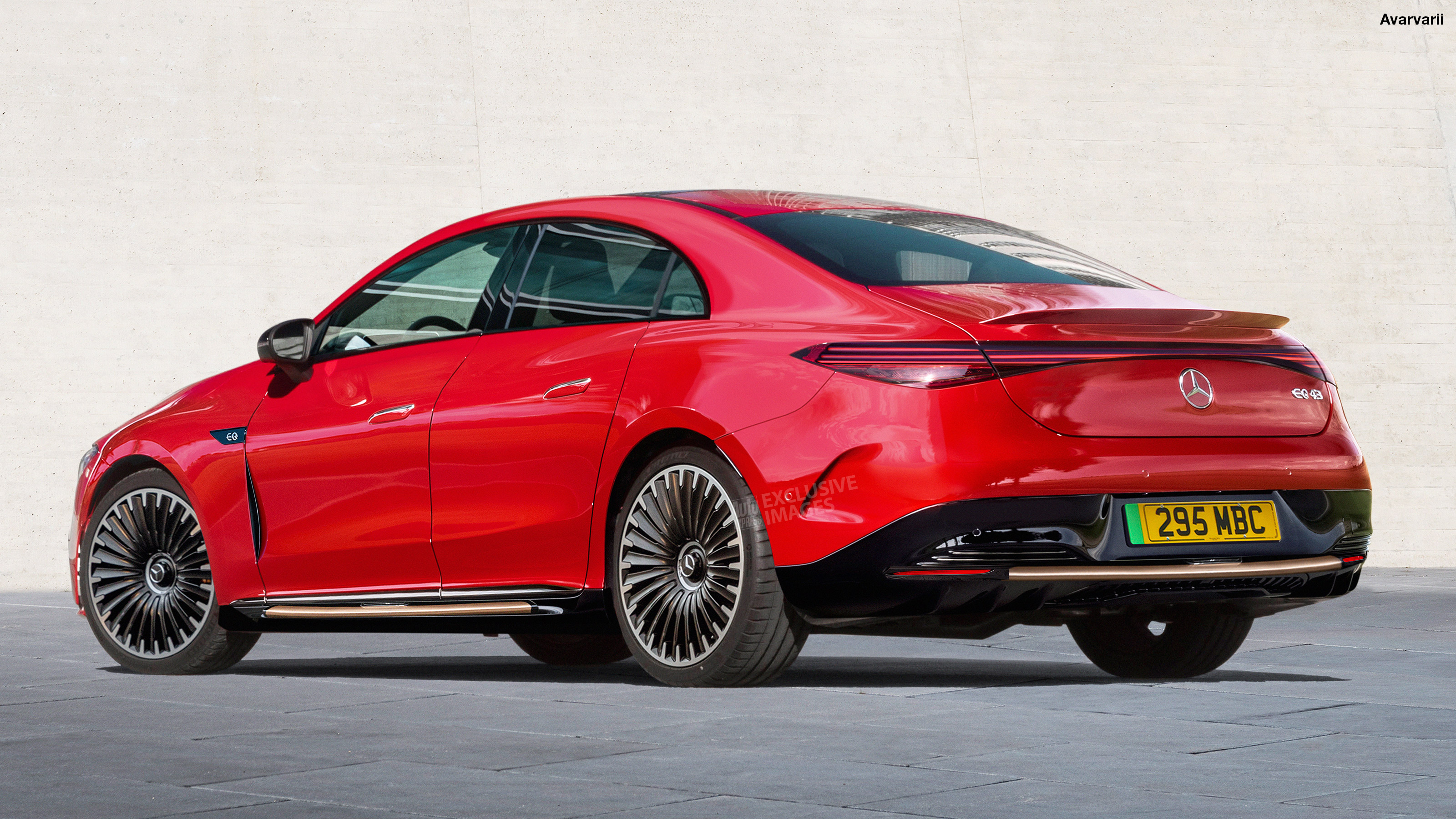 Baby Mercedes EV - exclusive image rear