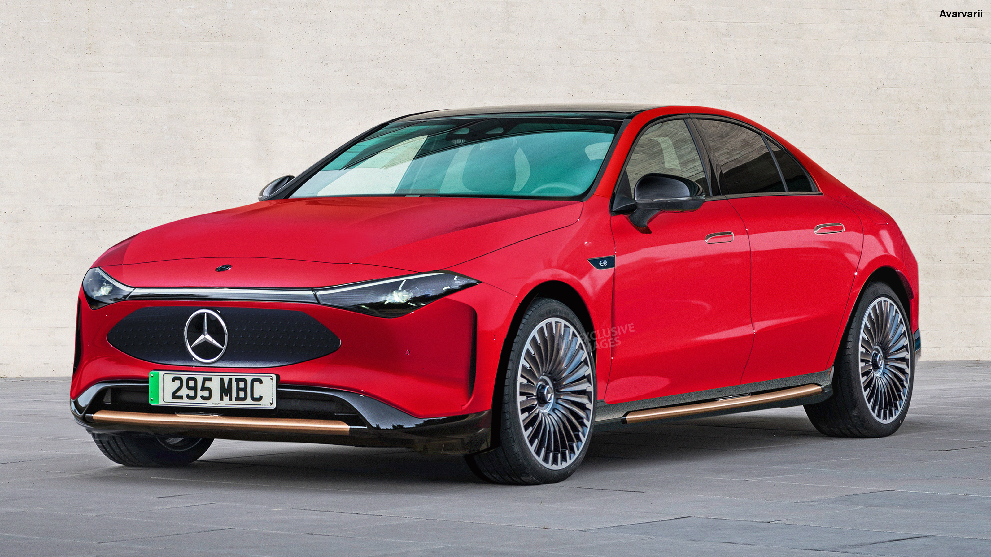Baby Mercedes EV - exclusive image front