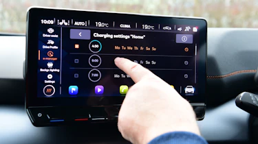 Cupra Born long-termer - infotainment screen