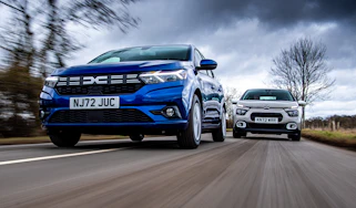 Dacia Sandero vs Citroen C3 2023 twin test review