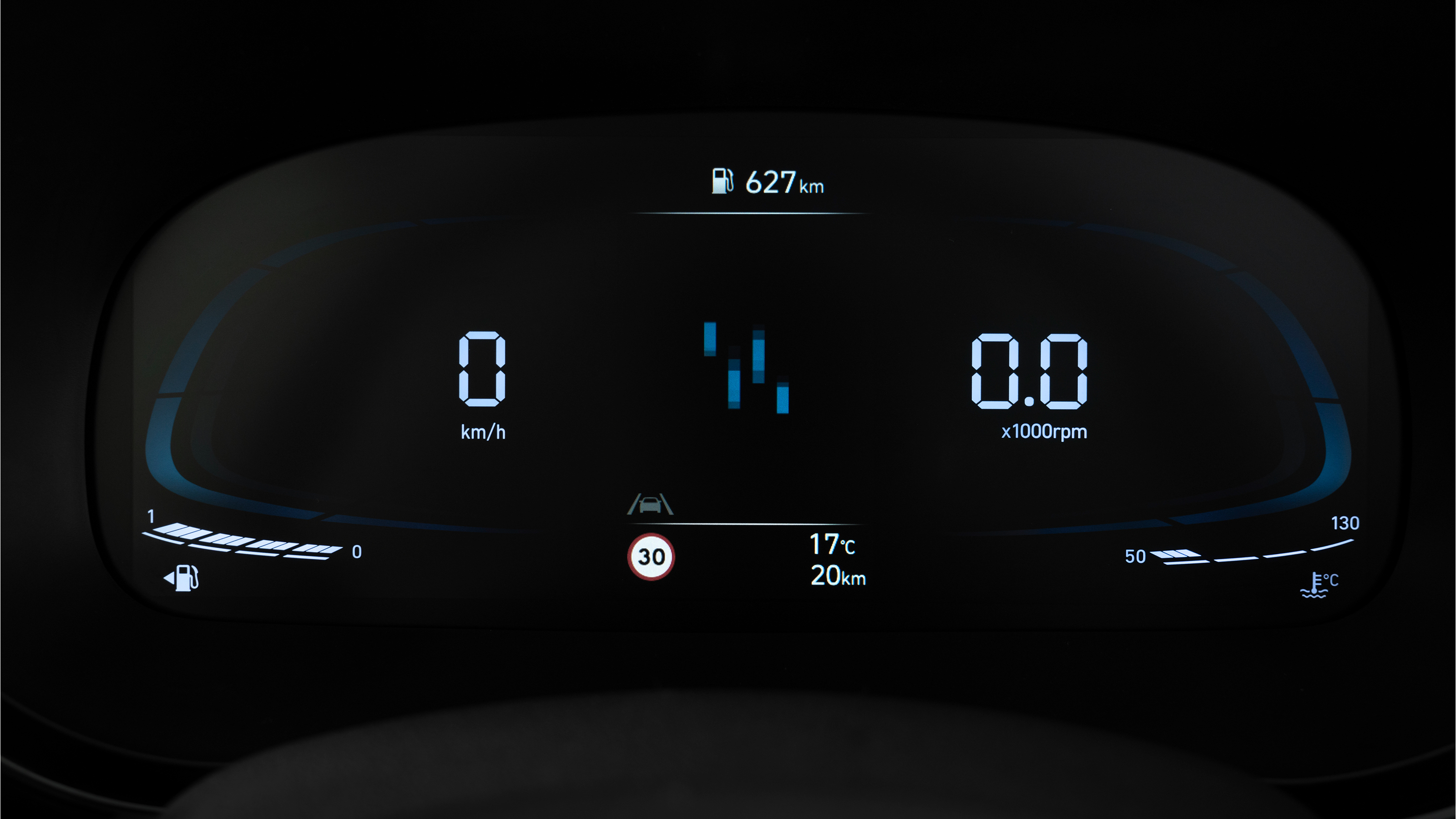 Facelifted Hyundai i10 - dashboard