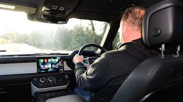 Land Rover Defender long-termer - Steve Fowler driving