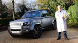 Land Rover Defender long-termer - Steve Fowler in doctor's white overcoat