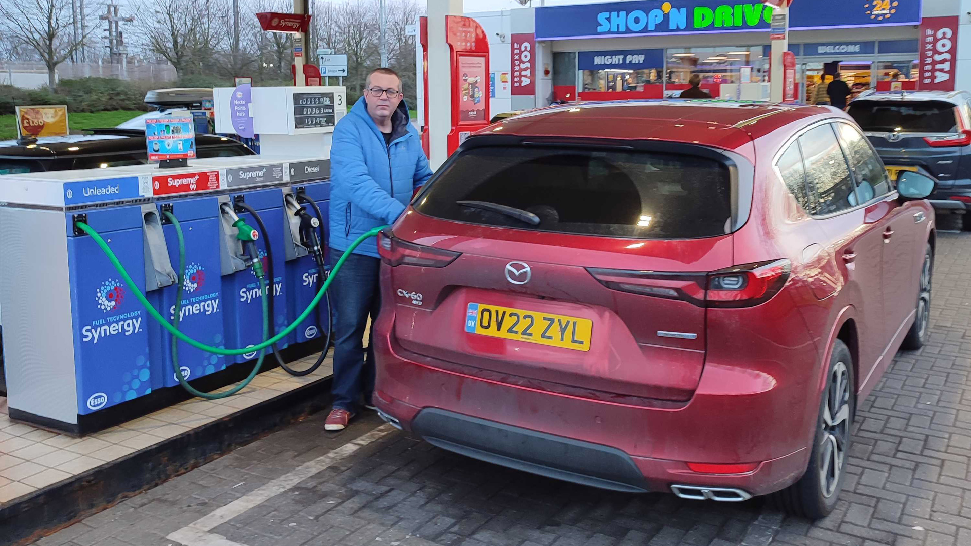 Mazda CX-60 long termer second report - fill up