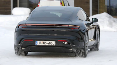 Porsche Taycan facelift (camouflaged) - rear