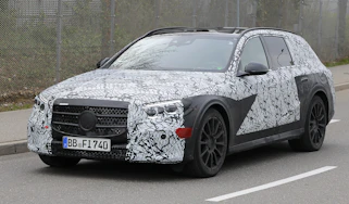 2023 Mercedes E-Class All-Terrain (camouflaged) - front tracking