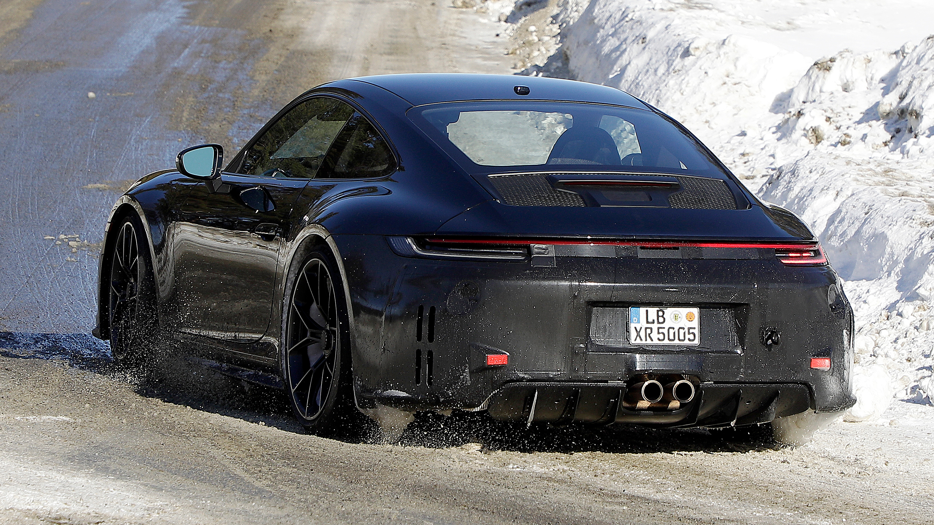 2023 Porsche 911 GT3 Touring facelift (camouflaged) - rear