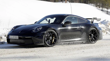 2023 Porsche 911 GT3 facelift (camouflaged) - front cornering