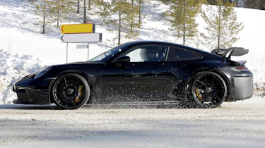 2023 Porsche 911 GT3 facelift (camouflaged) - side