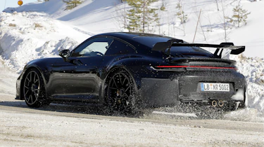 2023 Porsche 911 GT3 facelift (camouflaged) - rear cornering