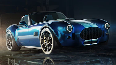 AC Cobra GT Roadster - front static in dark surroundings