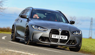 BMW M3 Touring Competition - front cornering
