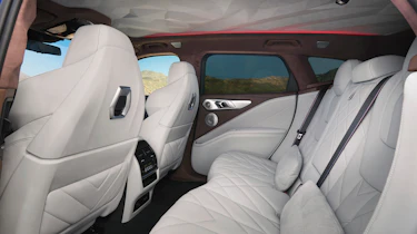 BMW XM rear seats