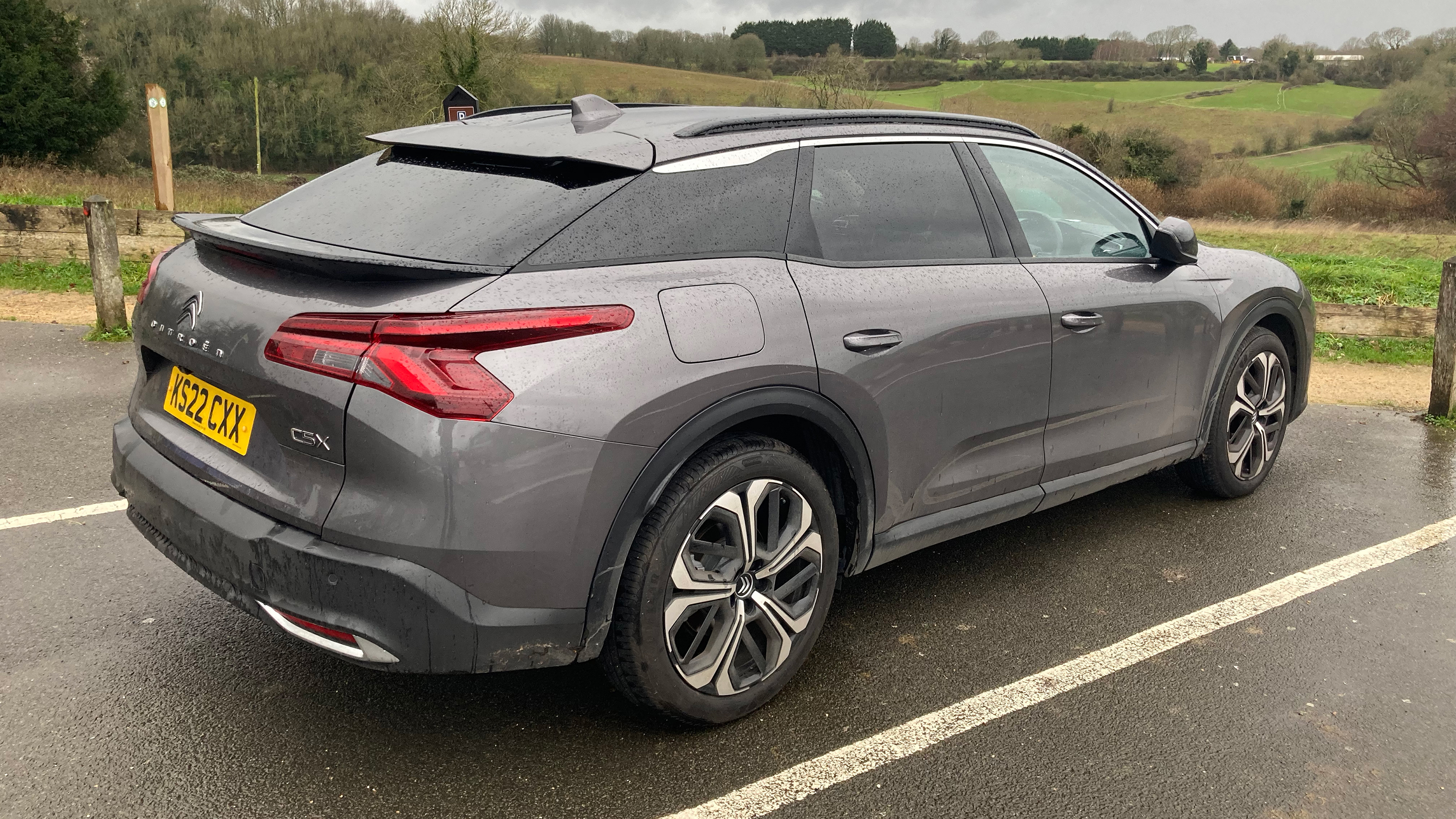 Citroen C5 X Shine long-termer - rear static