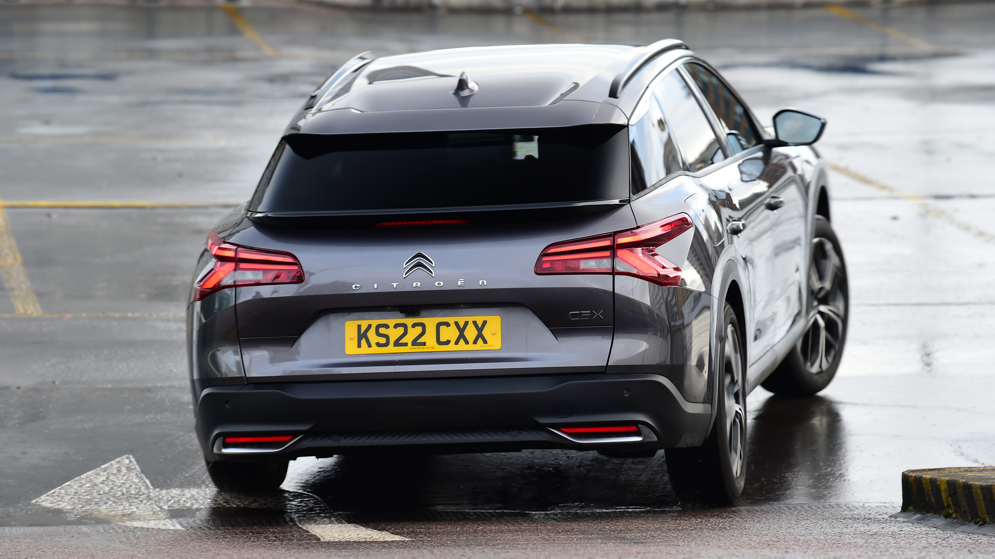 Citroen C5 X Shine long-termer - rear cornering