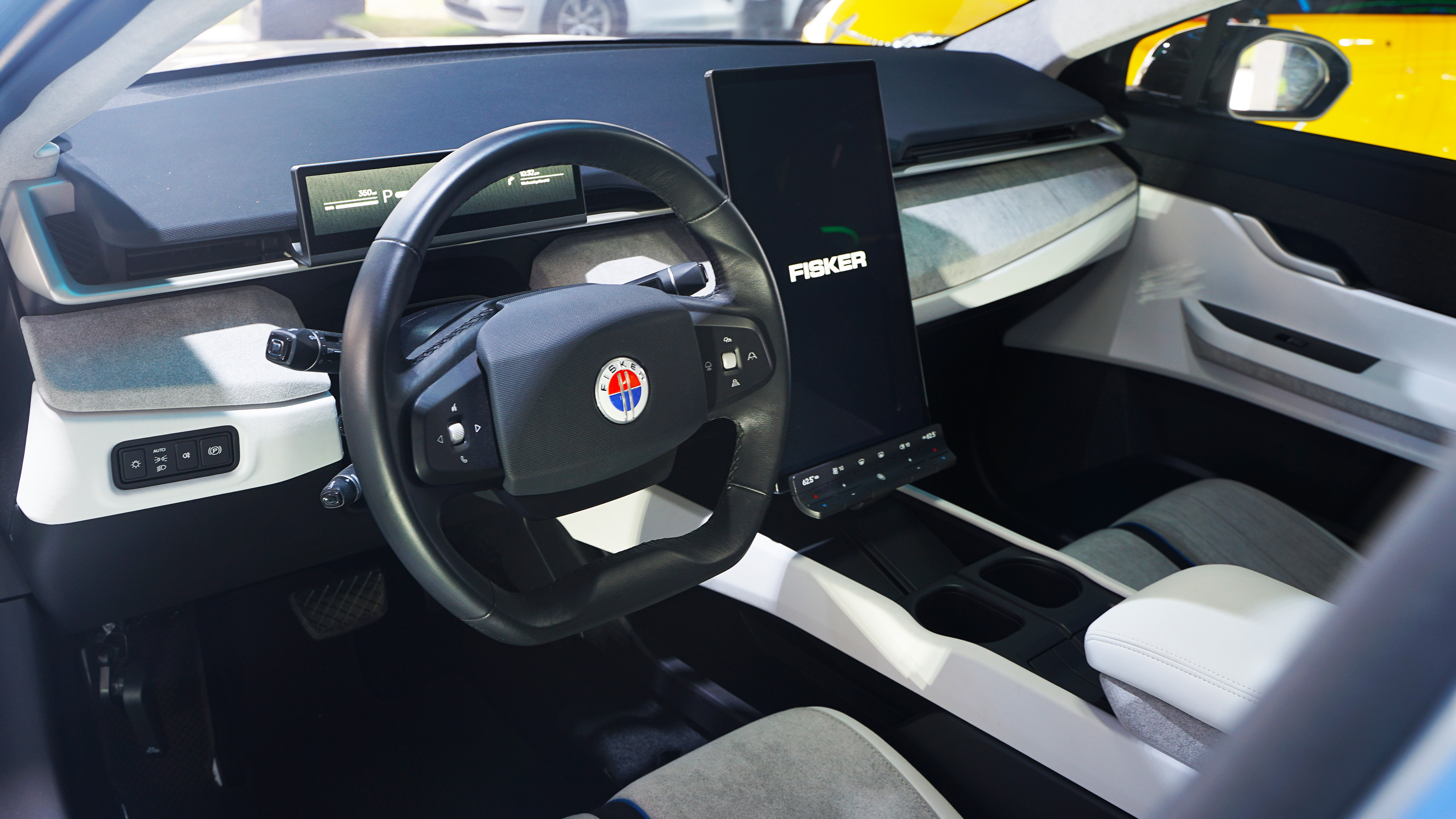 Fisker Ocean at 2022 Goodwood Festival of Speed - interior