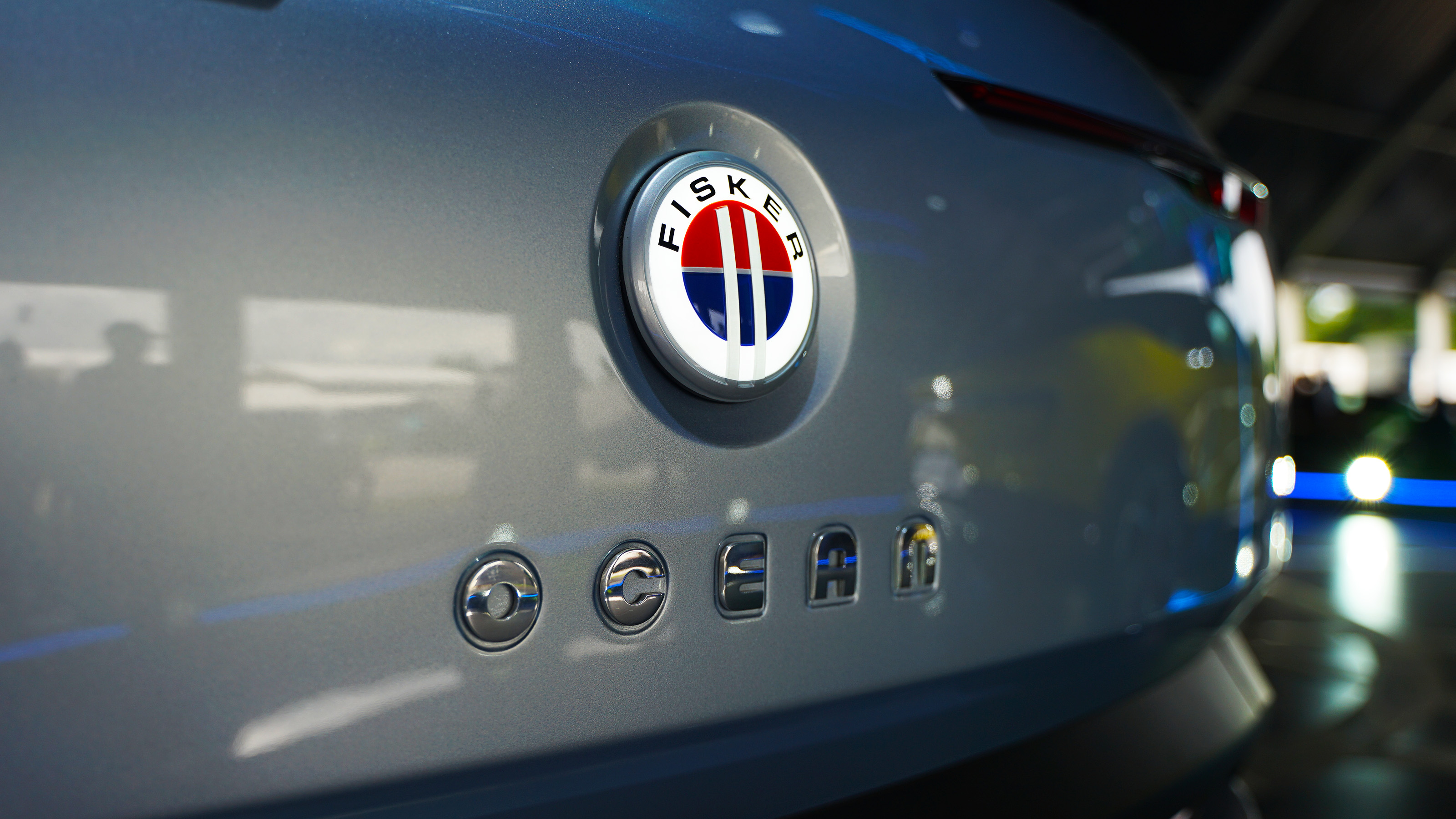 Fisker Ocean at 2022 Goodwood Festival of Speed - rear badge