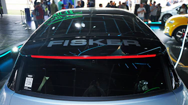 Fisker Ocean at 2022 Goodwood Festival of Speed - solar roof