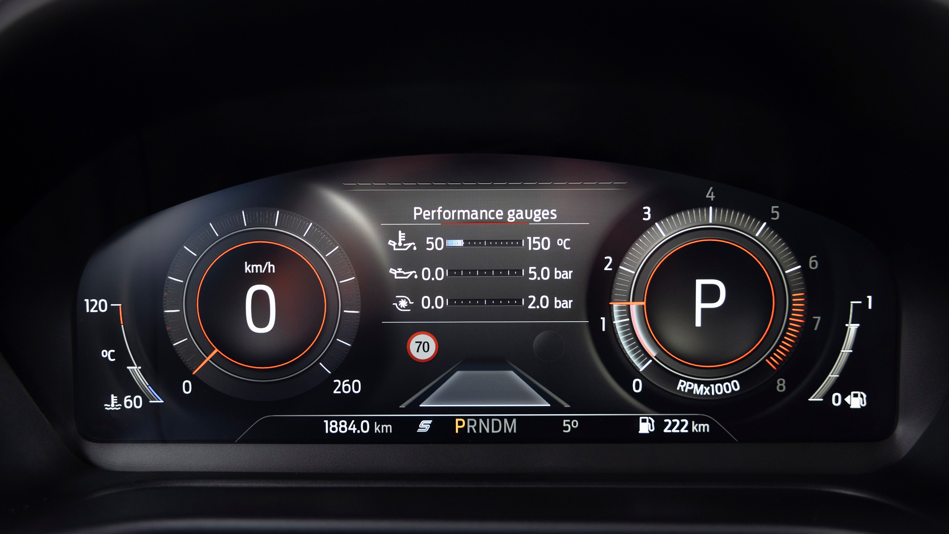 Ford Puma ST Powershift - dials