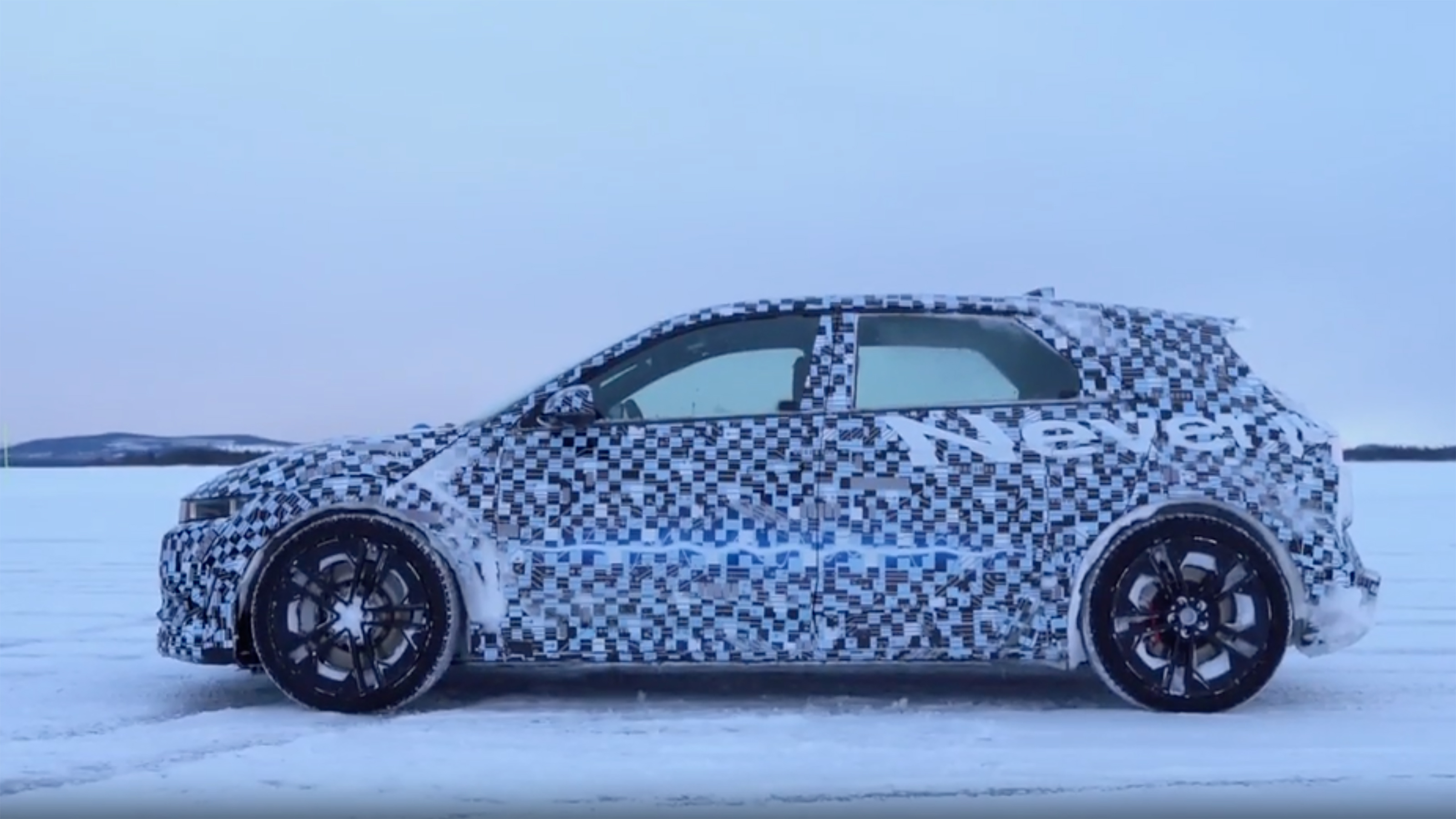 Hyundai Ioniq 5 N testing - side