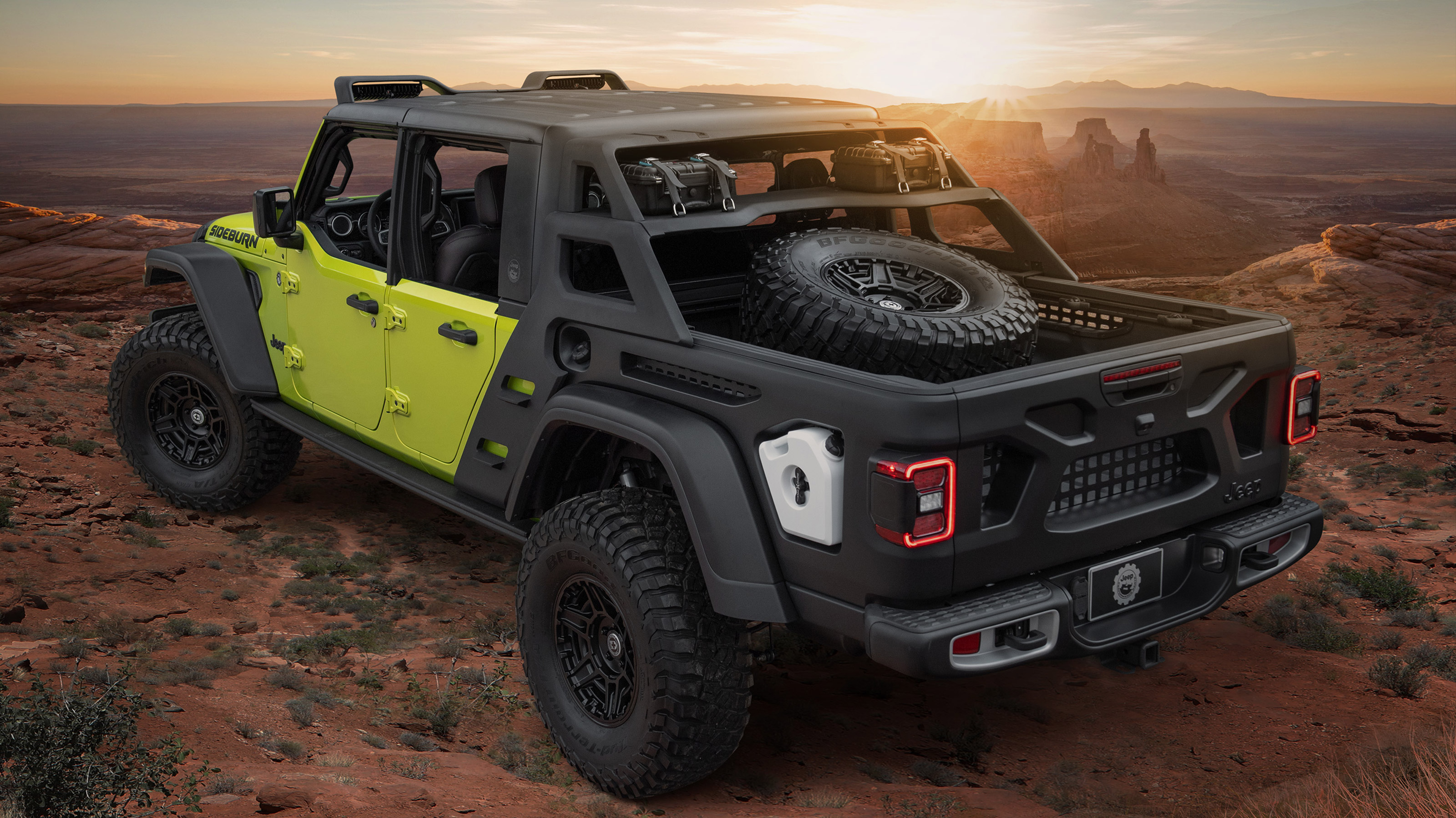 Jeep Gladiator Rubicon Sideburn Concept - rear