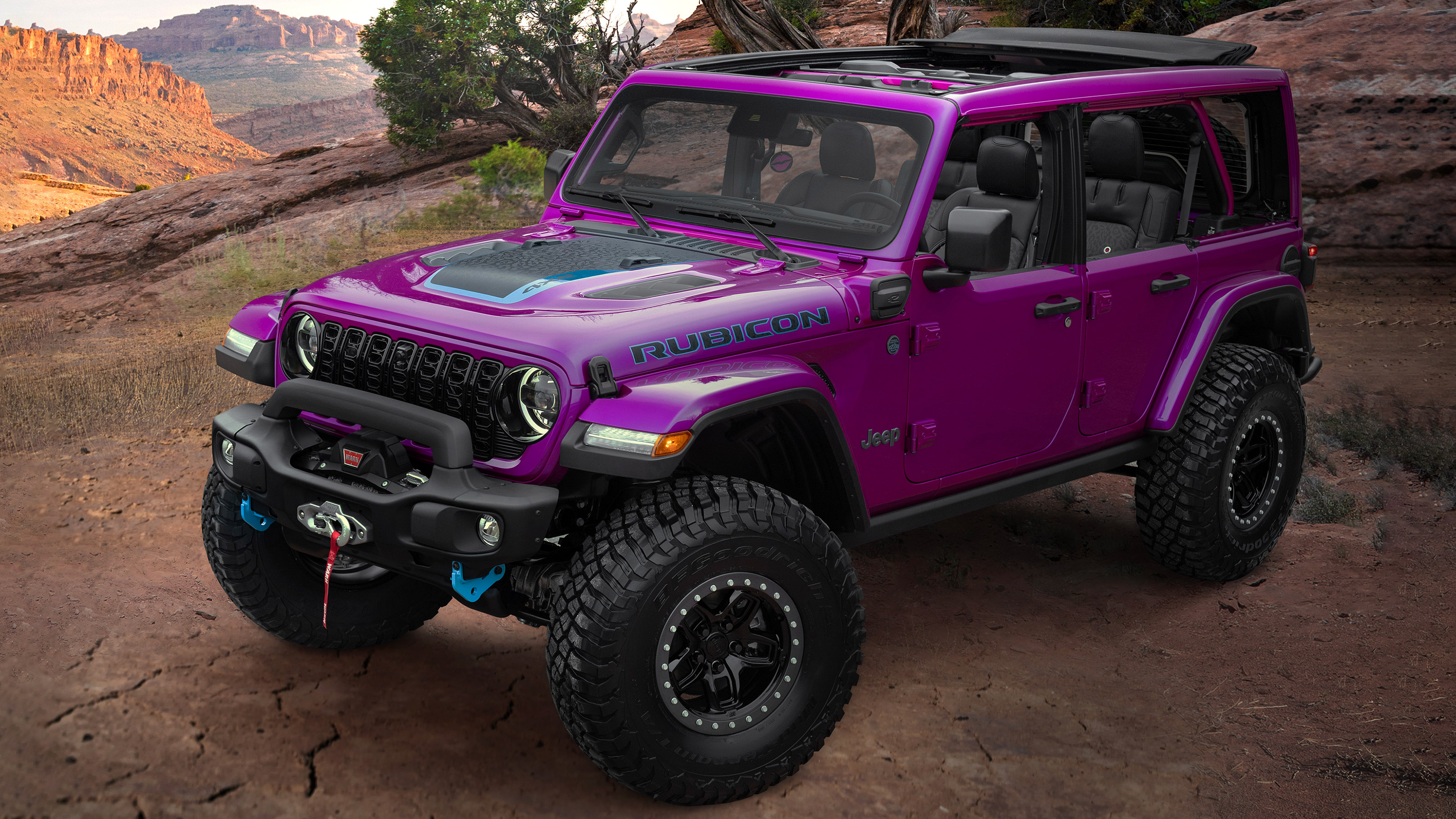 Jeep Wrangler Rubicon 4xe Concept - front