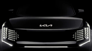 Kia EV9 teaser image grille