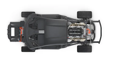 Lamborghini LB744 rolling chassis - underside