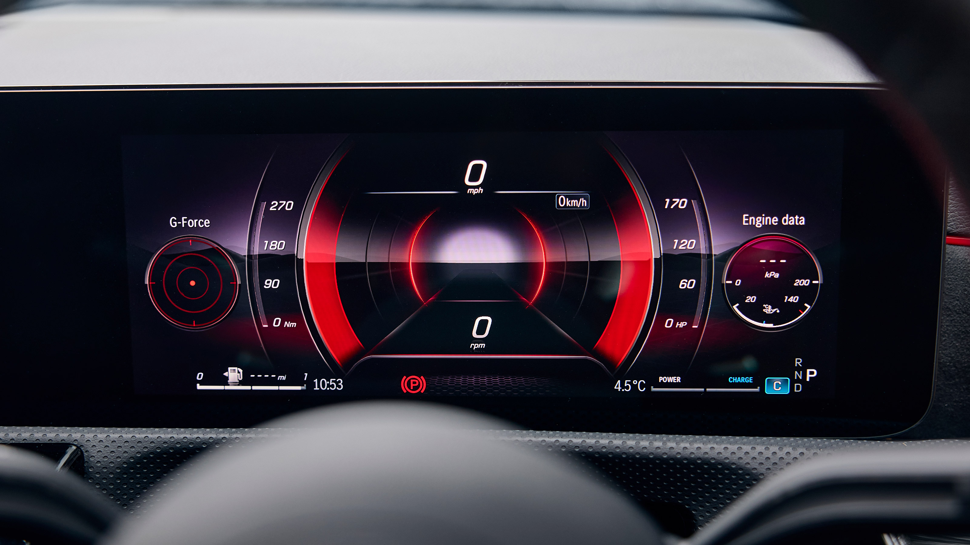 Mercedes A-Class - dials 2